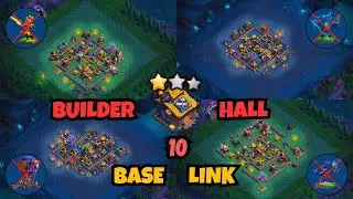 New Builder Hall 10 Base 2026 | Best BH10 defense base with link | BH 10 Base | Clash of Clans.....