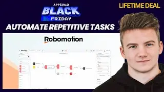 Robomotion Lifetime Deal - Automate Repetitive Tasks with RPA Bots - AppSumo Black Friday 2025
