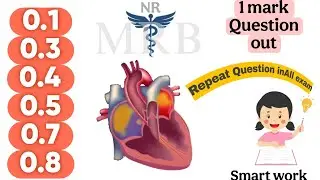 Cardiac cycle 0.8 systolic Diastolic time duration anatomy Repeated Question MRB Tamil