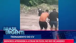 Veja como o CV treina soldados: menores aprendem a atirar de fuzil | Brasil Urgente