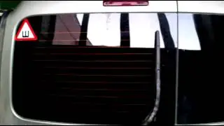 Задний дворник на Ладе Ларгус устанавливаем вертикально