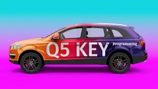 Audi Q5 Key Copy using X100 Pad 2