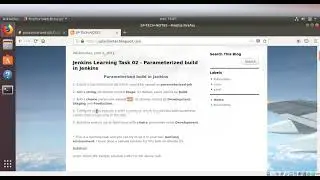 How to create Parameterized build in jenkins  