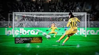 C&aacute;ssio takes a penalty against Corinthians in the Round of 16 of the Libertadores Cup - FIFA 23 -...