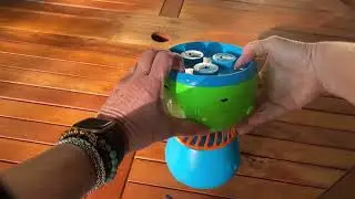 Час веселья! Машина для производства пузырей Fubbles non-spill, в комплект входят пузыри.