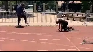 Christian coleman perfect block start 🚀🔥👏