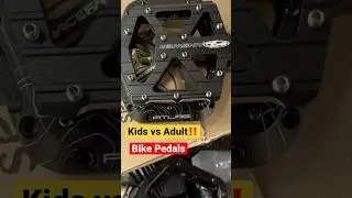 Kids vs Adult BMX Pedals‼️  #bmx #pedals #mtb #bike #4yearold #30years #race #sendit #shorts #viral