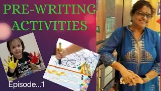 pre writing activities/3to5years kids/colourful writing/worksheet/handwriting@Me and mom
