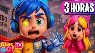 EU SÓ QUERIA VIRAR UM SUPER-HERÓI! e mais 3 HORAS com PODERES MALUCOS! ( Alec GO! #TV)
