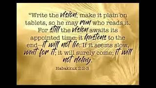 God's Vision! #godsdirection,#Godsway,#Habakkuk2:2-3,#faithoverfear,#Proverbs29:18,