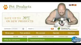 Download Pet Shop OsCommerce Template by  Solus TM osCommerce Templates