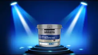 SIKKENS // ИНТЕРЬЕРНАЯ КРАСКА ALPHA REZISTO EASY CLEAN // АУРИКА