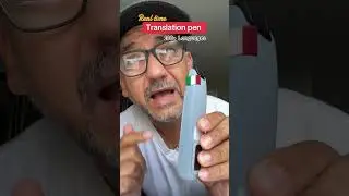 Real time translation pen 100 languages #translate #translation #multilingual #travelhacks