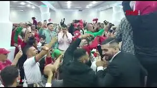 مباشرة من مراكش.. عرس وفرح وزغاريد وأعلام الوطن احتفالا بالمنتخب المغربي