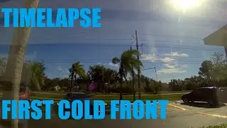 Florida Timelapse - First cold front of season - October 2024