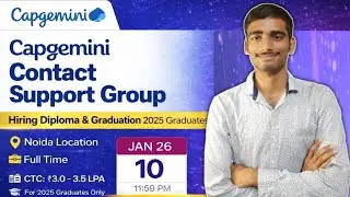 Capgemini CSG Hiring 2025 | Contact Support Group Role | Noida | 3.25 LPA | Full Details