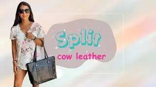 Split Cow Leather Bag