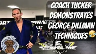 Coach Tucker working on George Dillman techniques at SaltyDog BJJ