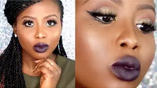 Edgy Valentine's Day Tutorial [ABH Shadow Couture Palette] | Dark Skin | Yabz O.