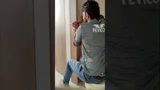 door 🚪 handle lock  installation|home decoration|interior design| #furniturework #woodenalmari
