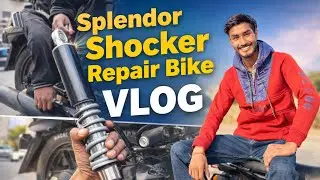 Splendor shocker repair, bike suspension fix,motorcycle maintenance,Bike repair tutorial part-2