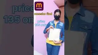 Khadi cotton half sleeve shirt meesho | meesho men's shirt review #viralvideo #meeshohaul #unboxing