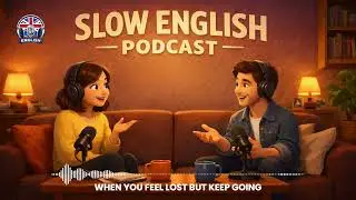 🎧 When You Feel Lost but Keep Going | Slow English Podcast