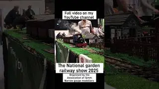 National garden railway show 2025 16mm scale live steam #railway #train #livesteam #gardenrailway
