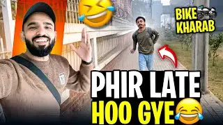 Aaj Phir Late Ho Gaye 😆🏃‍♂️ | Bike Kharab Ho Gayi 😂 | Fun Vlog | The Haider Show