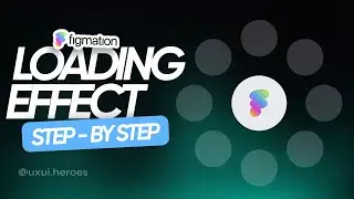 Loading effect tutorial (step-by-step) | Figma animation | Figma tutorial
