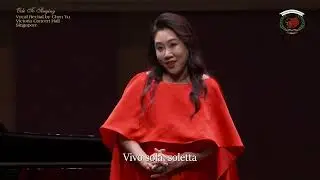 Si，mi chiamano Mimi composed by Giacomo Puccini  Soprano: Dr Yu Chen  Piano: Xiao Mingru