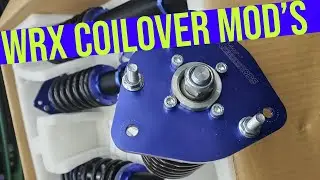 Subaru WRX coilovers modified to fit Saturn S-Series platform