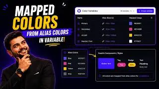 Adding Mapped Colors in Figma Variable | Part 5 | Lesson 36 | Figma Tutorial For Beginners in Hindi