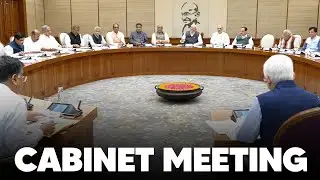 PM Modi chairs a Cabinet meeting