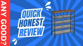 HOOBRO Shoe Rack, 5-Tier Shoe Storage Unit Flat & Slant Adjustable Shoe Organizer Shelf Review