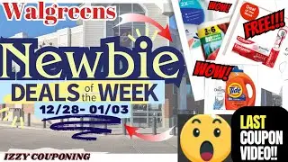 😱LAST COUPONING VIDEO!!! 💥WALGREENS NEWBIE DEALS💥 🤑12/28-01/03 #fyp #shopping  #walgreens #cupones 