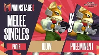 iBDW vs Preeminent - Melee Singles: Pools - Mainstage 2021 | Fox vs Fox