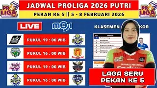Jadwal Proliga 2026 Putri - Jakarta Pertamina Enduro vs Jakarta Elektrik Pln - Klasemen Proliga 2026