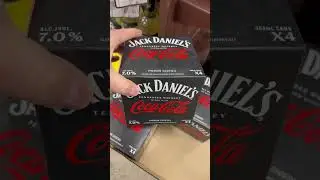 How Lazy Are We?! Jack Daniels and Coca-Cola's Ready-To-Drink Cocktail! #shorts