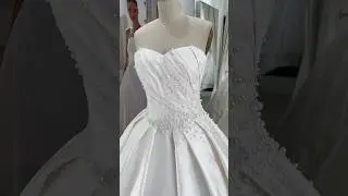 Every Pearl & Crystal on This Wedding Dress Is Hand-Sewn With Love! 💖✨