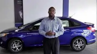 Edgar showing the safety features of the 2013 Ford Focus
