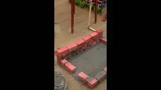 Mini Bricks Water Tap Construction Project #miniatures #diy #building #water #villages