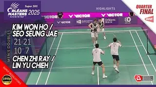 Kim Won Ho / Seo Seung Jae vs Chen Zhi Ray / Lin Yu Chieh | Orleans Masters 2025 | QF MD Highlights