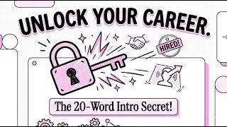 The 20-Word Introduction Secret: Unlock Hidden Job Market Opportunities