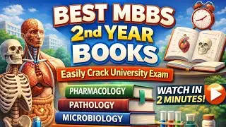 Best MBBS 2nd year books | MBBS NEET 2025 | University exam | MBBS 