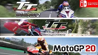 Лучшие МОТОГОНКИ на Nintendo Switch | MotoGP20 vs TT Isle Of Man vs TT Isle Of Man 2