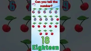 How many fruits and vegetables for kids ? Quiz for Children - learn Numbers