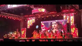 Devi johar johar group dance performance annual function Mona Modern School Sarangarh 