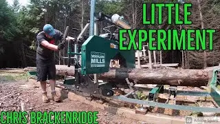 Woodland Mills Sawmill - Cutting Cedar With A Hardwood Blade