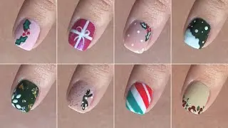Easy and minimal christmas nail art designs || Holiday nails inspiration for short nails